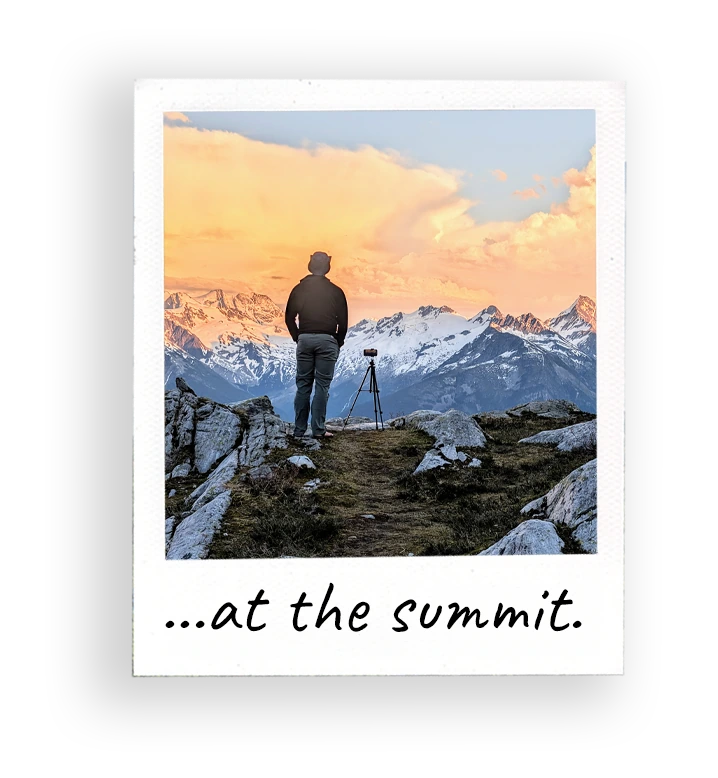 …at the summit.